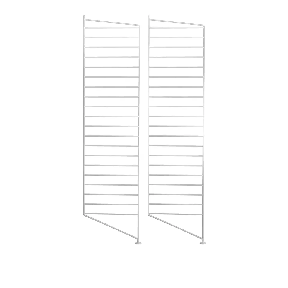 Gulvgavl 115x30cm 2-pack hvit