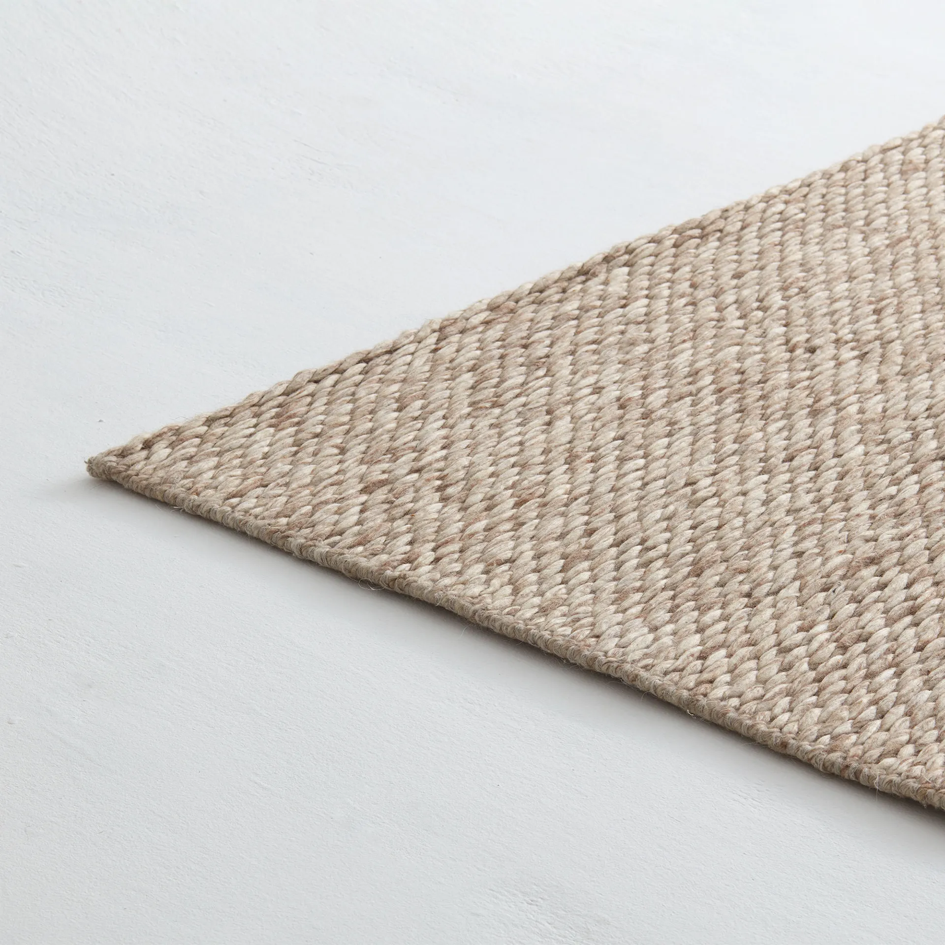 Braids Wool Teppe - Beige Melange - Nordiska Galleriet Rugs - NO GA