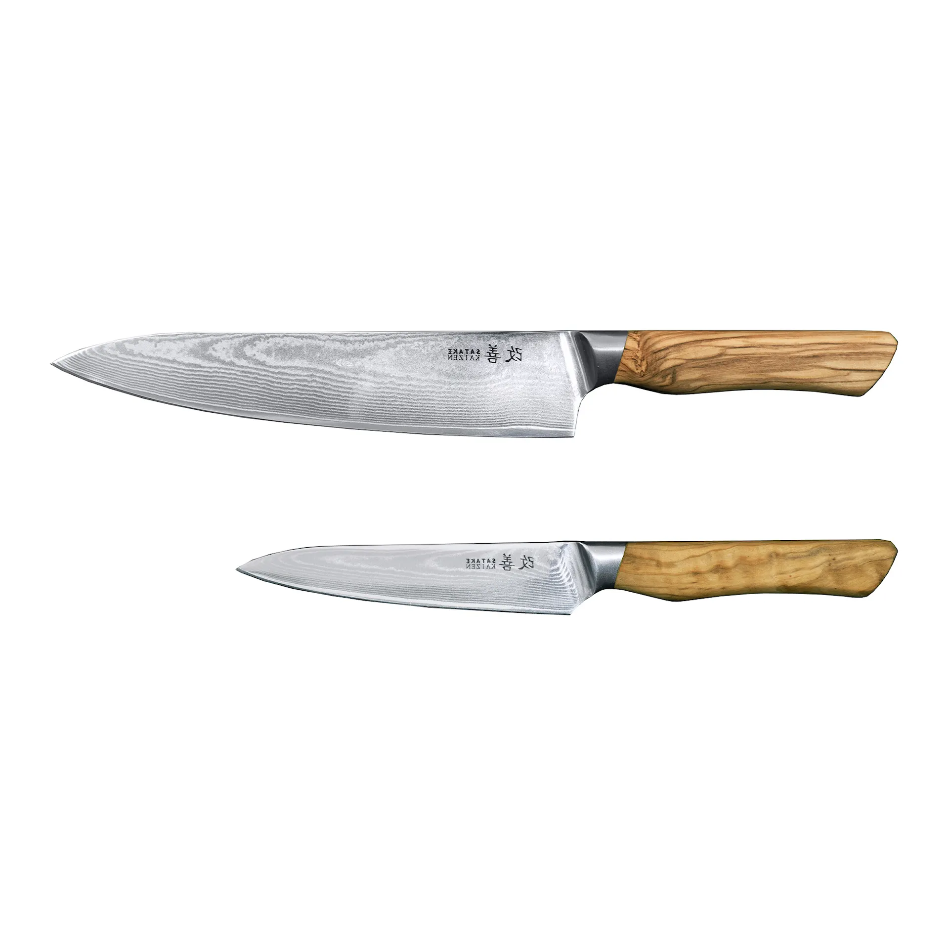 Kaizen Knivsett 2 stk - Santoku & Petty - Satake - NO GA