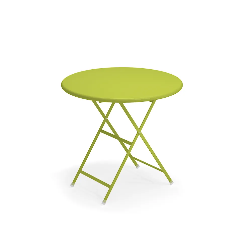 Arc en Ciel Folding Round Table, Green