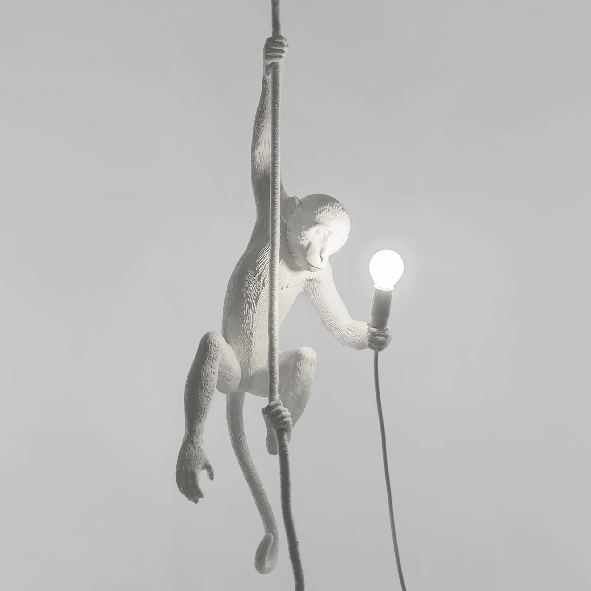 The Monkey Lamp Ceiling - Hvit - Seletti - NO GA