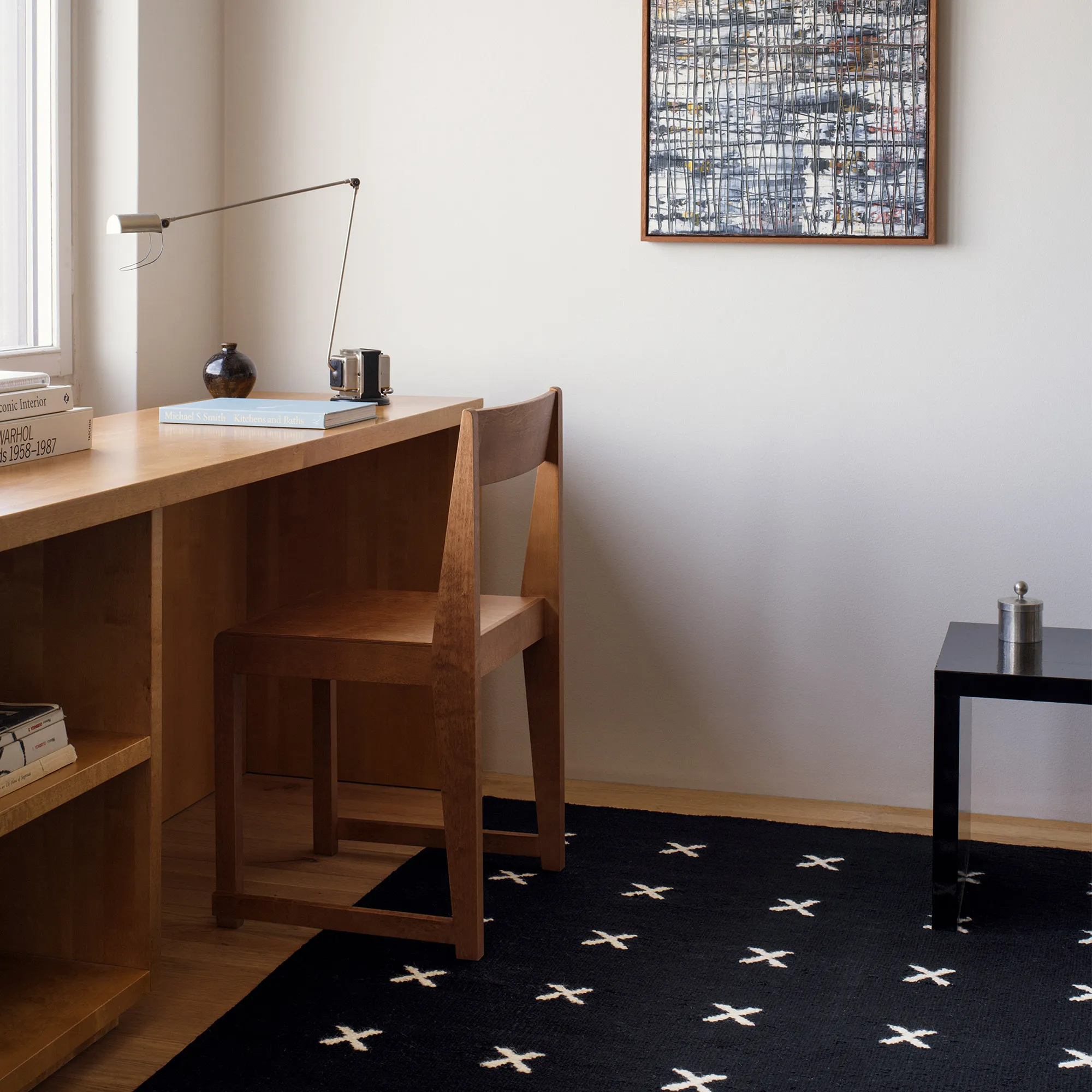 Cross Black/Cream ullteppe - 4