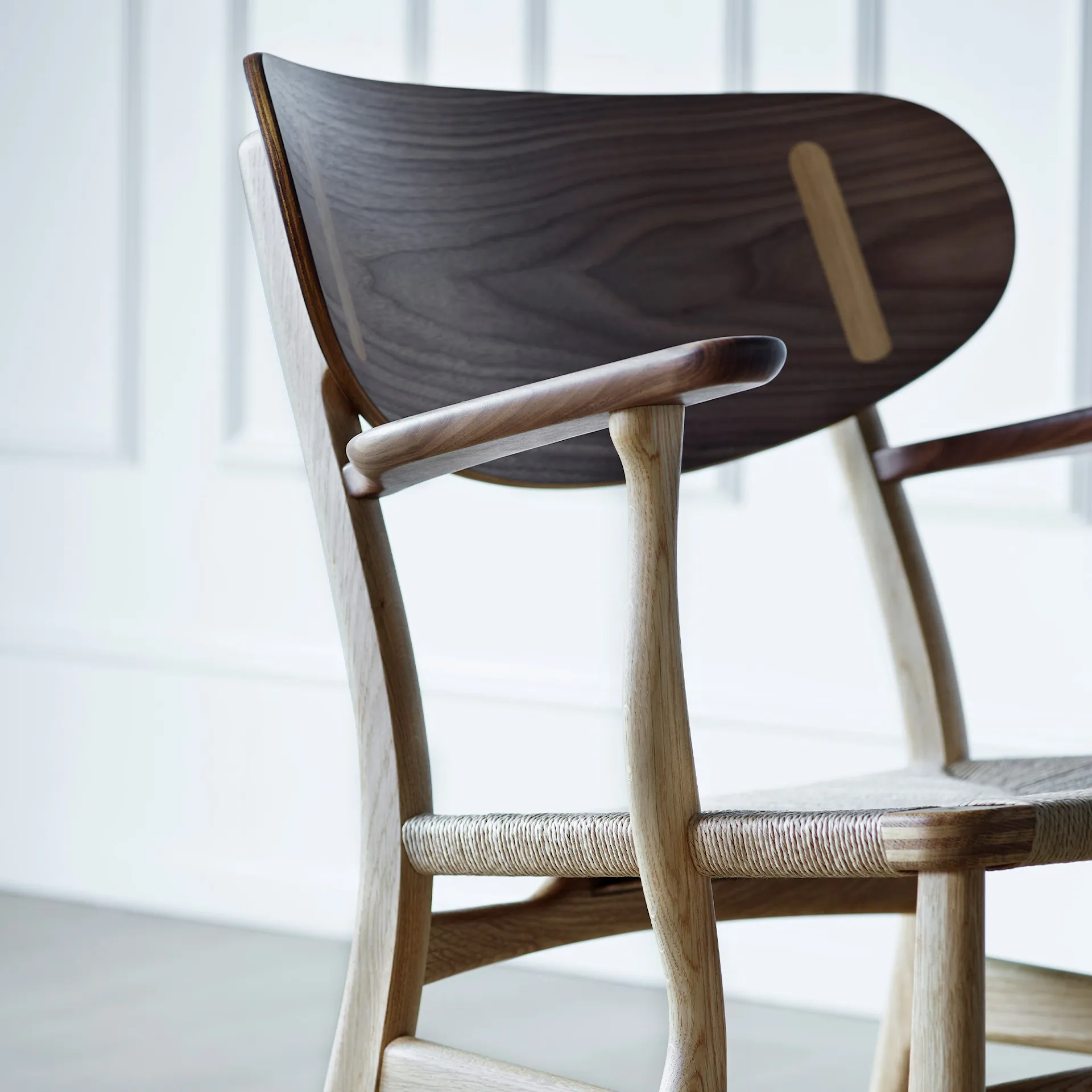 CH22 - Eik/Naturlig flettet papirsnor - Carl Hansen - Hans J. Wegner - NO GA