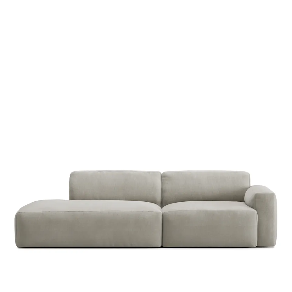 Brick 2-Seater Open End Left - Shadow Khaki