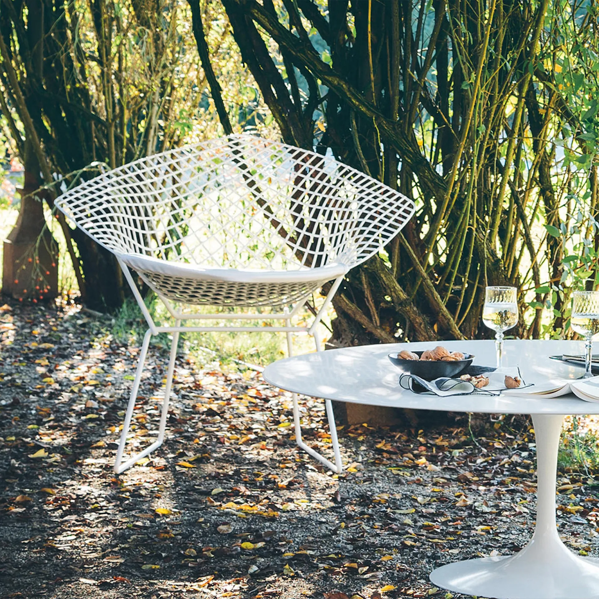 Bertoia Diamond utendørs lenestolpute - Knoll - Harry Bertoia - NO GA