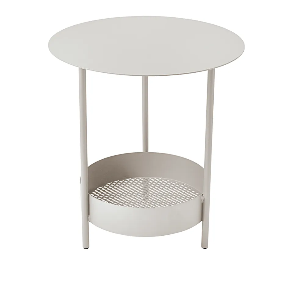 Salsa Pedestal Table, Clay Grey