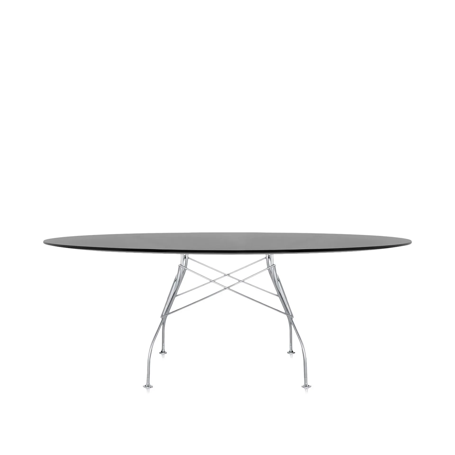 Glossy Oval Table - Kartell - Antonio Citterio - NO GA