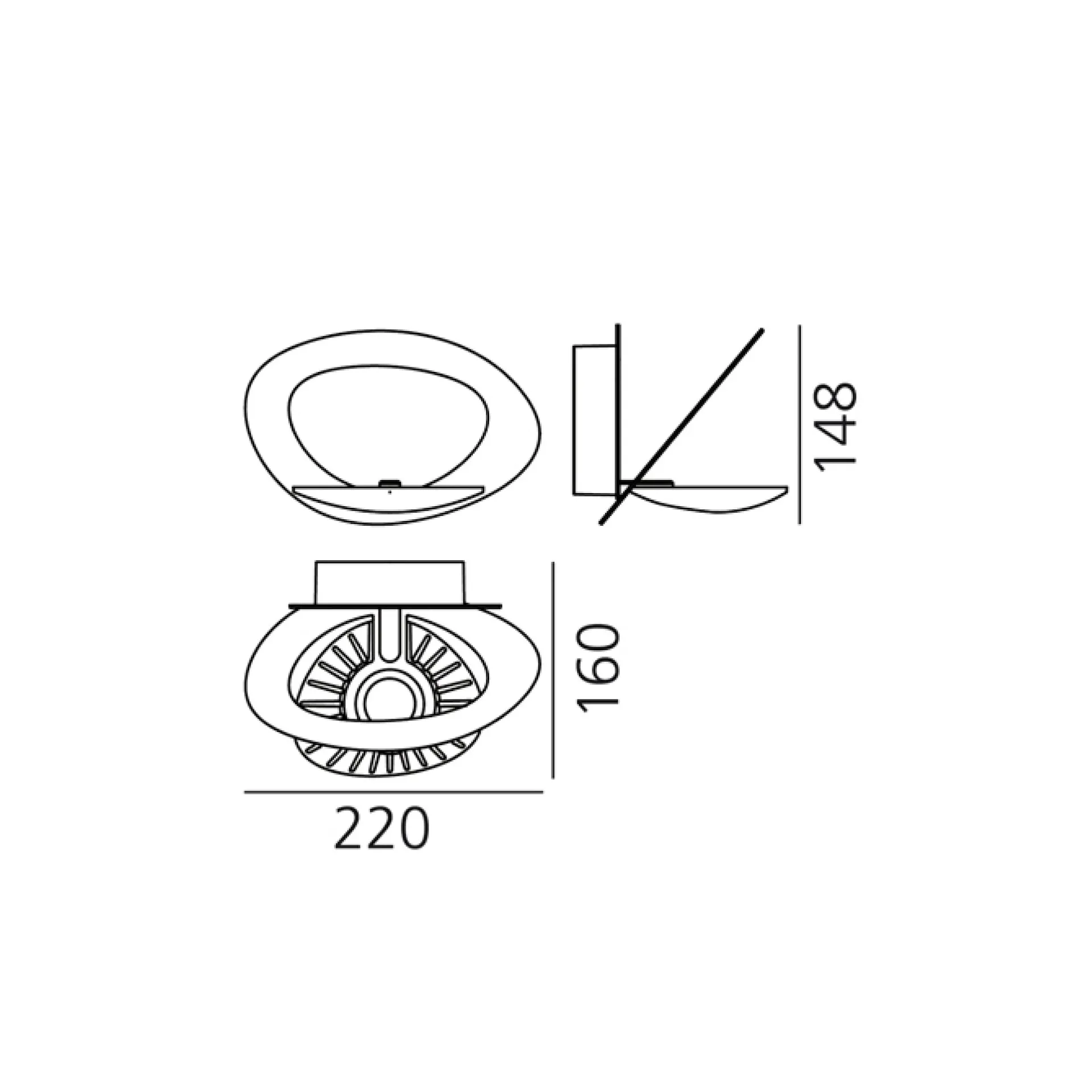 Pirce Micro Led-vegglampe - Artemide - NO GA