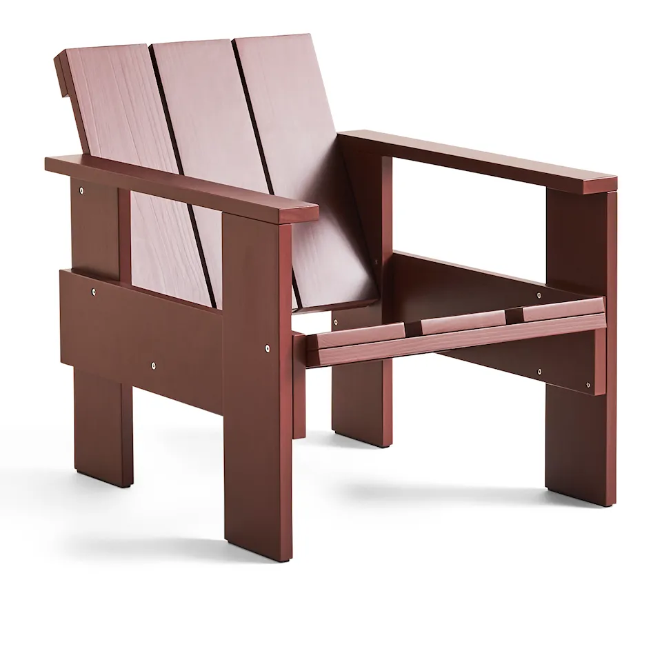 Crate Lounge Chair / Iron Red