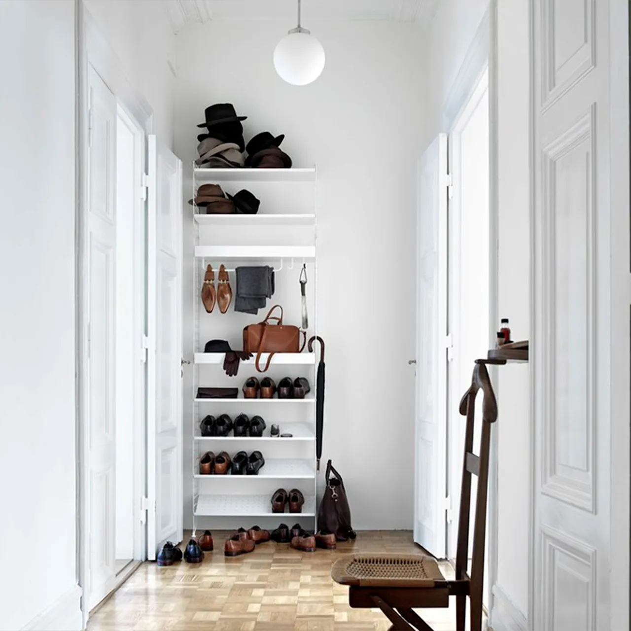Hall hyllsystem R svart/svart