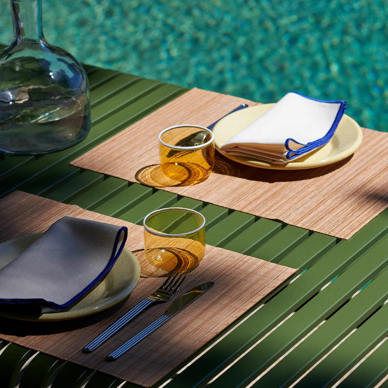 Bamboo Placemat Set Of 2 Natural