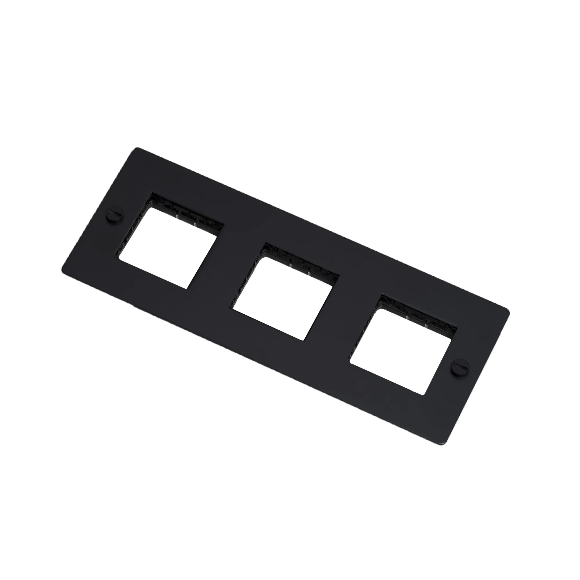 3G Wall Plate Horizontal No Infills - 1
