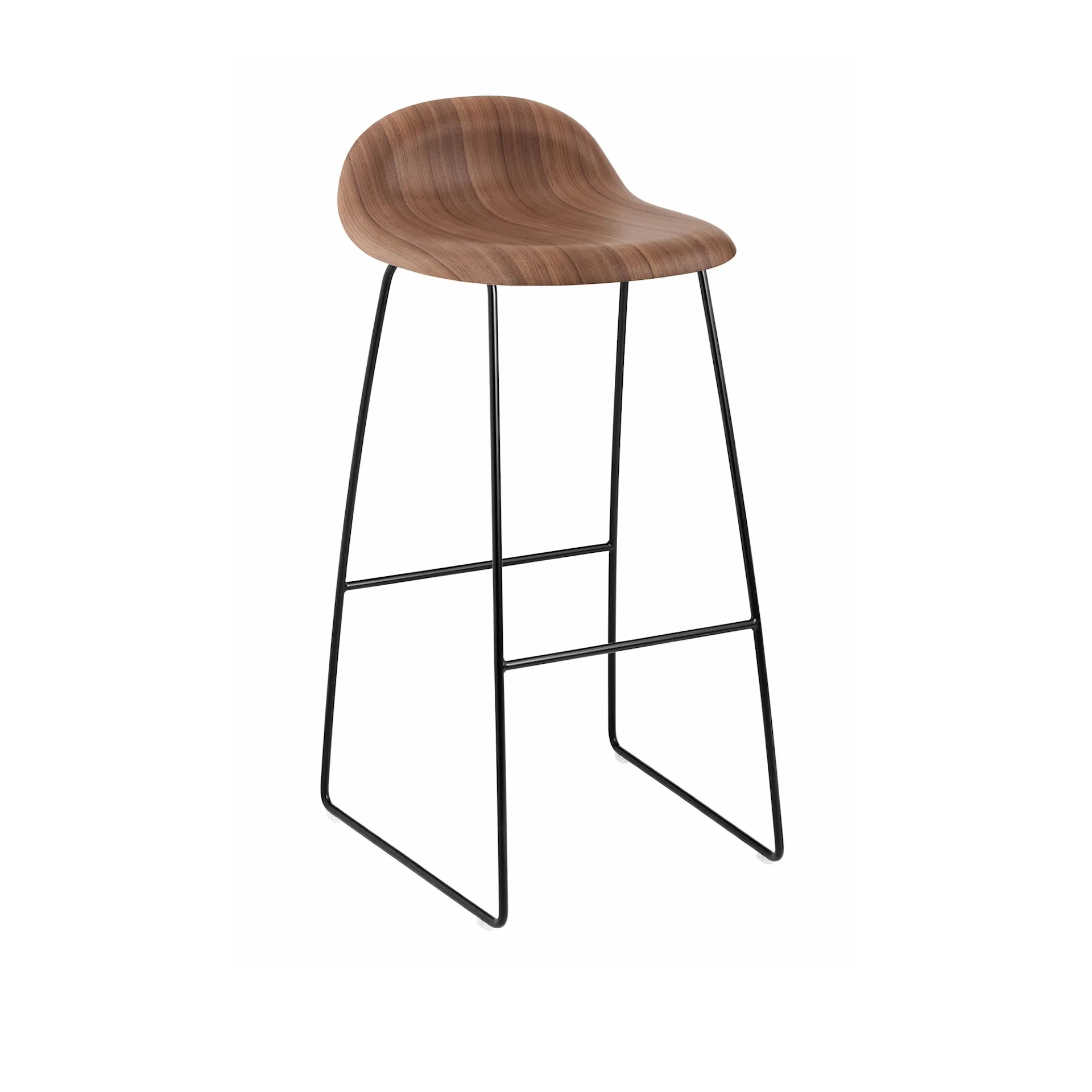 3D Bar Stool Sledge Base - Ikke polstret - Gubi - NO GA