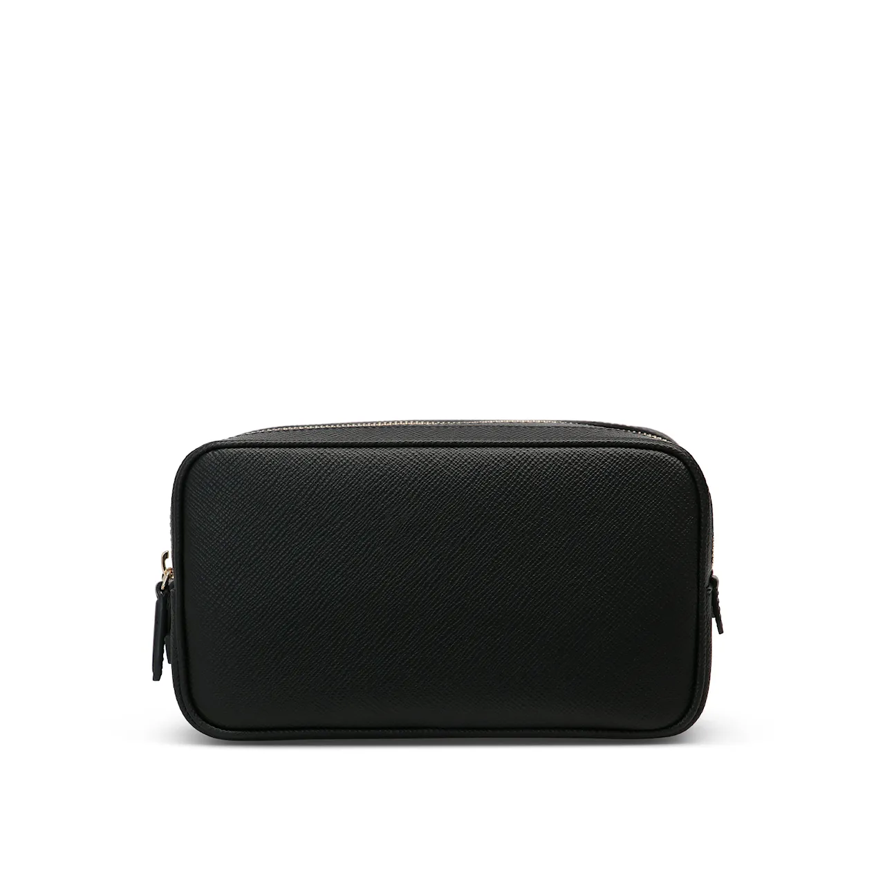 Panama Double Zip Washbag - Black