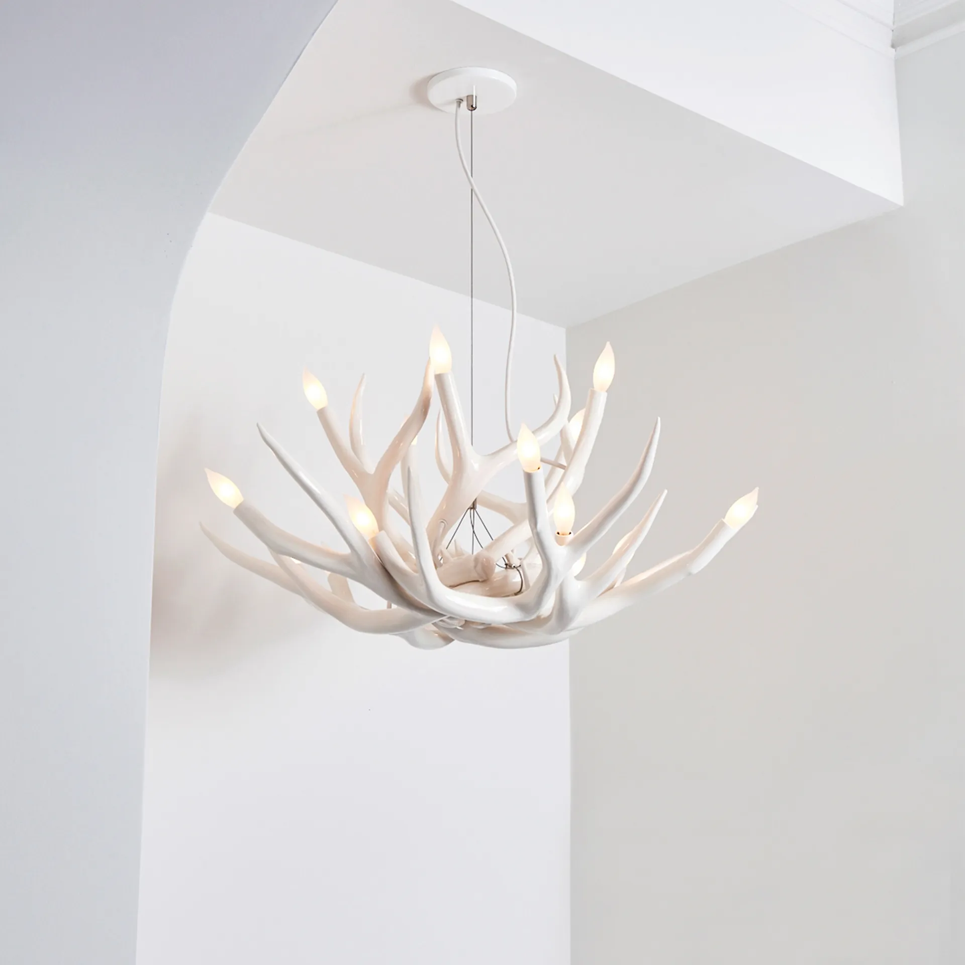 Superordinate Chandelier 10 Antlers - Roll & Hill - Jason Miller - NO GA