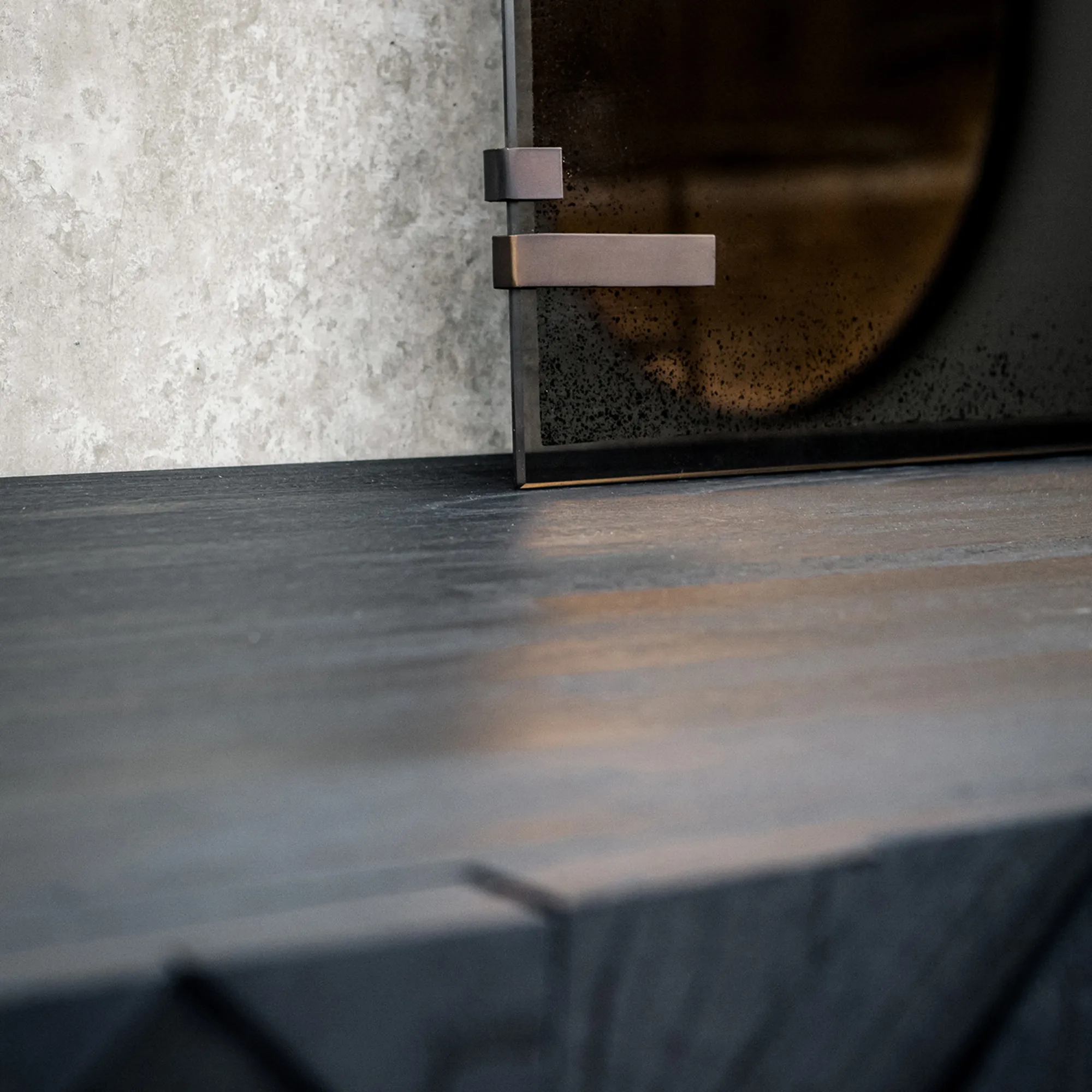 Teak Graphic Black Sideboard - 8
