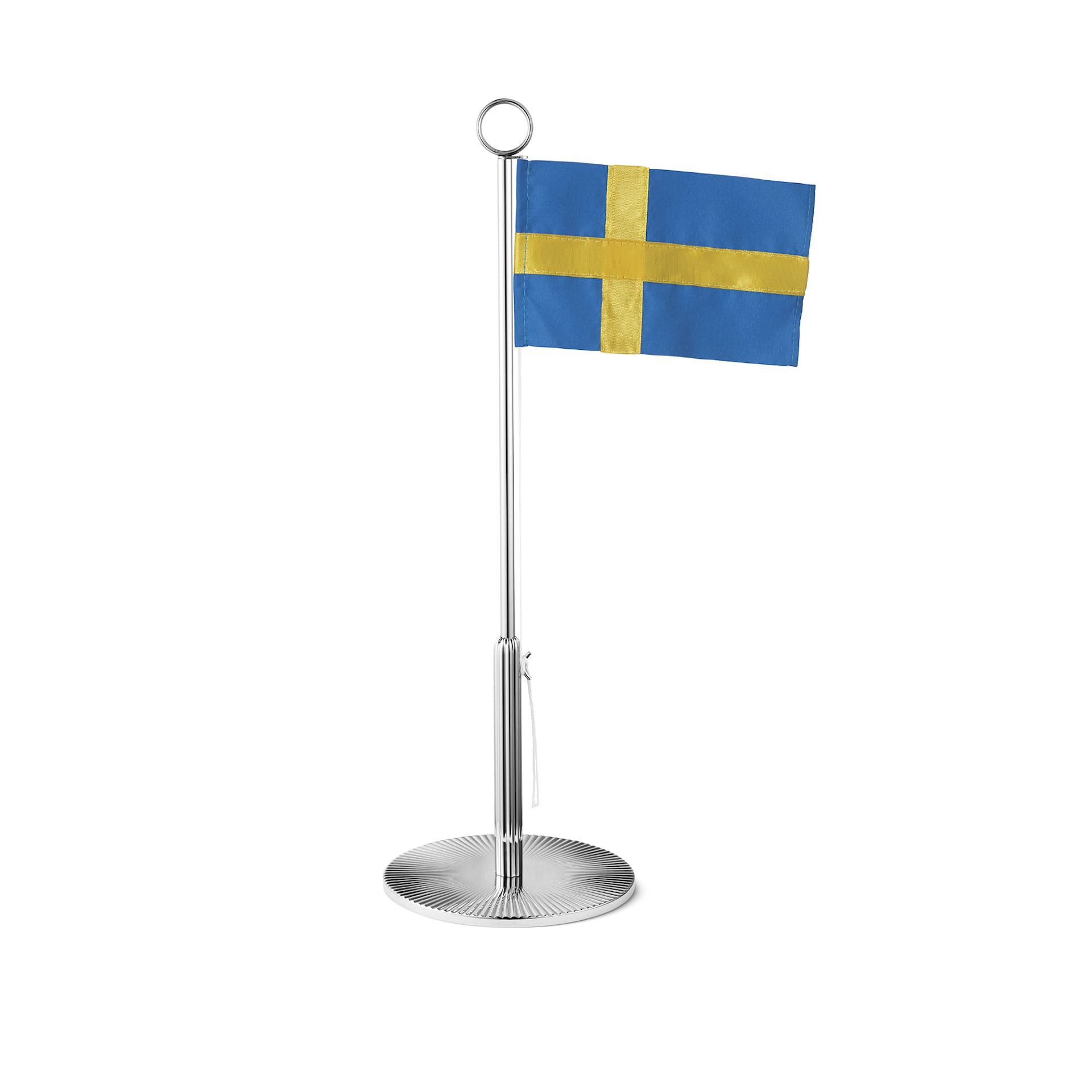 Bernadotte Swedish Flag, Incl. Flagpole, Stainless Steel - Georg Jensen - NO GA