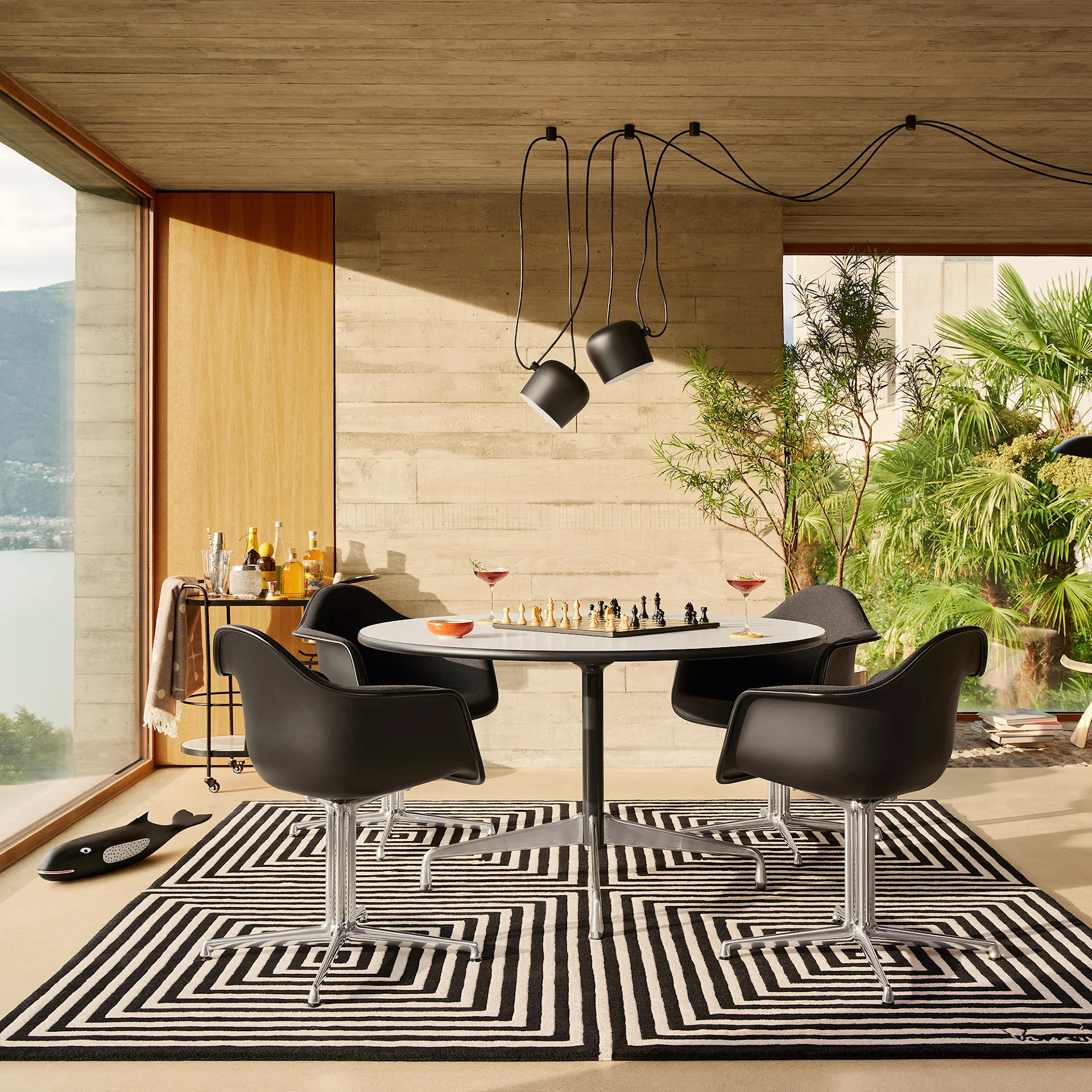 Eames Segmented Tables Dining spisebord Ø130 cm - Vitra - Charles & Ray Eames - NO GA