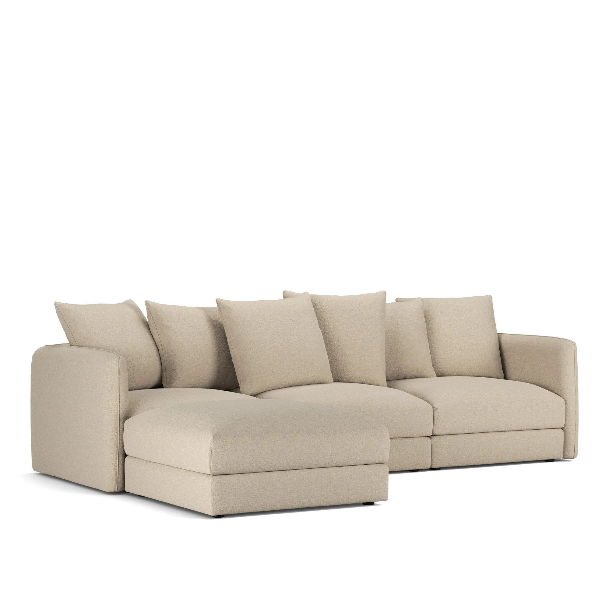 Pavarotti 01 3-seters sofa med fotskammel - 4