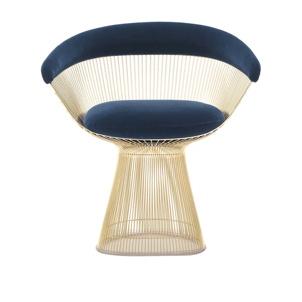 Platner Side Chair - 18k gull