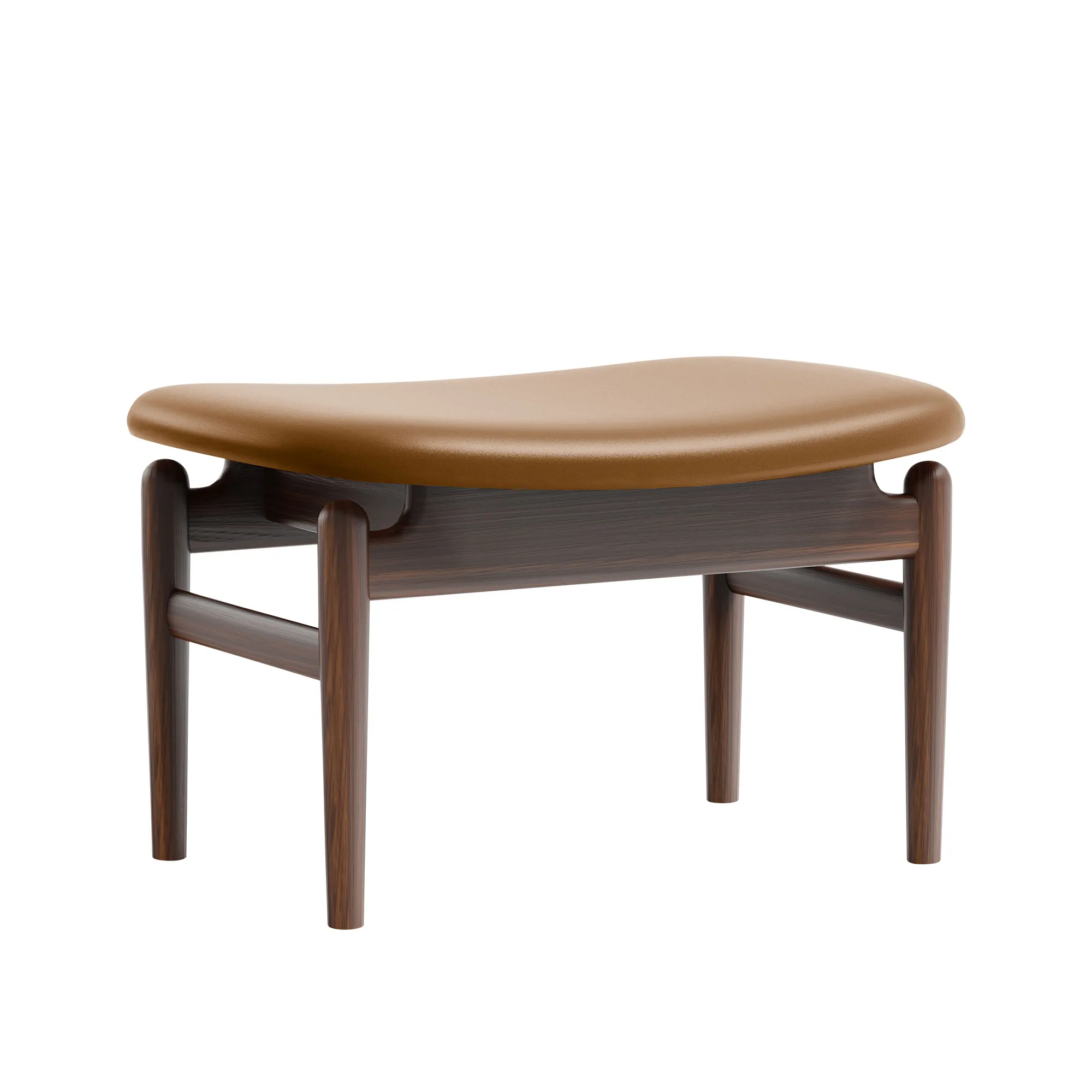 Chieftain fotskammel Walnut - 1