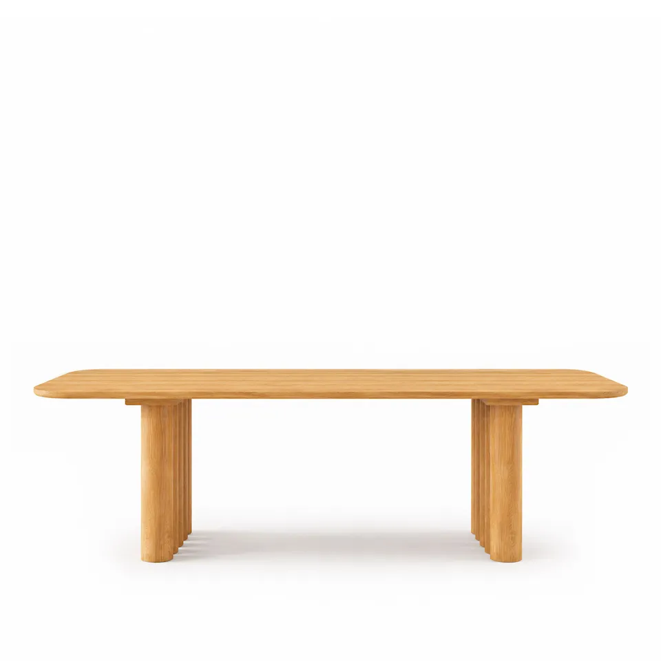 Plush rektangulært spisebord