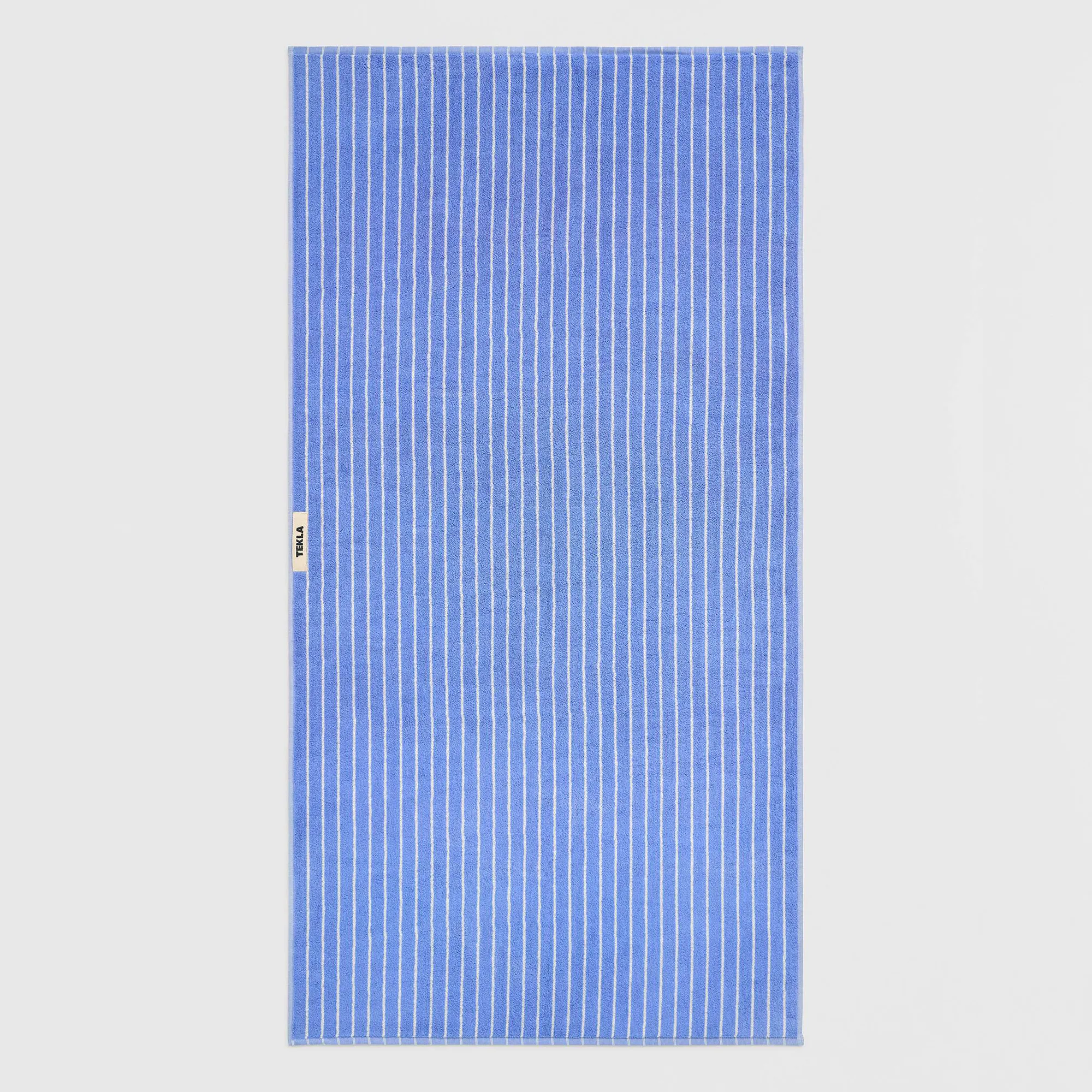 Terry Clear Blue Stripes håndkle - 4