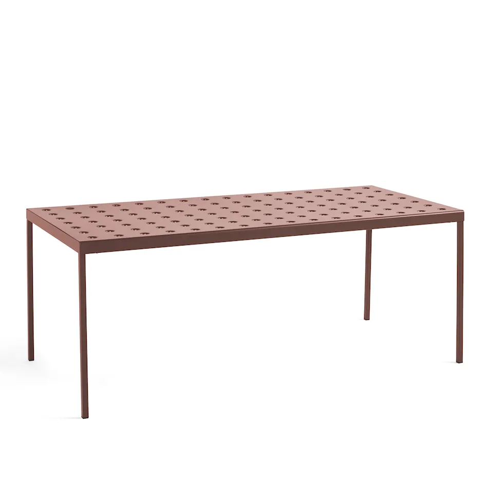 Balcony Table L190xW87xH74 - Iron red