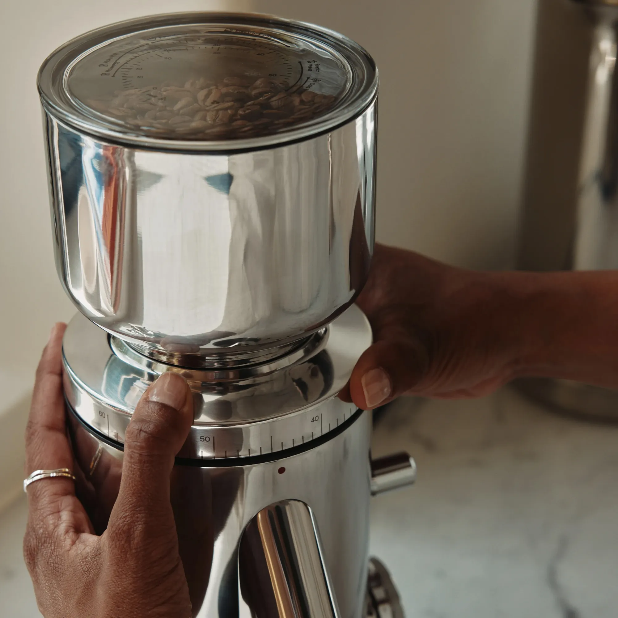 Coffee Grinder Stainless Steel kaffekvern - 4
