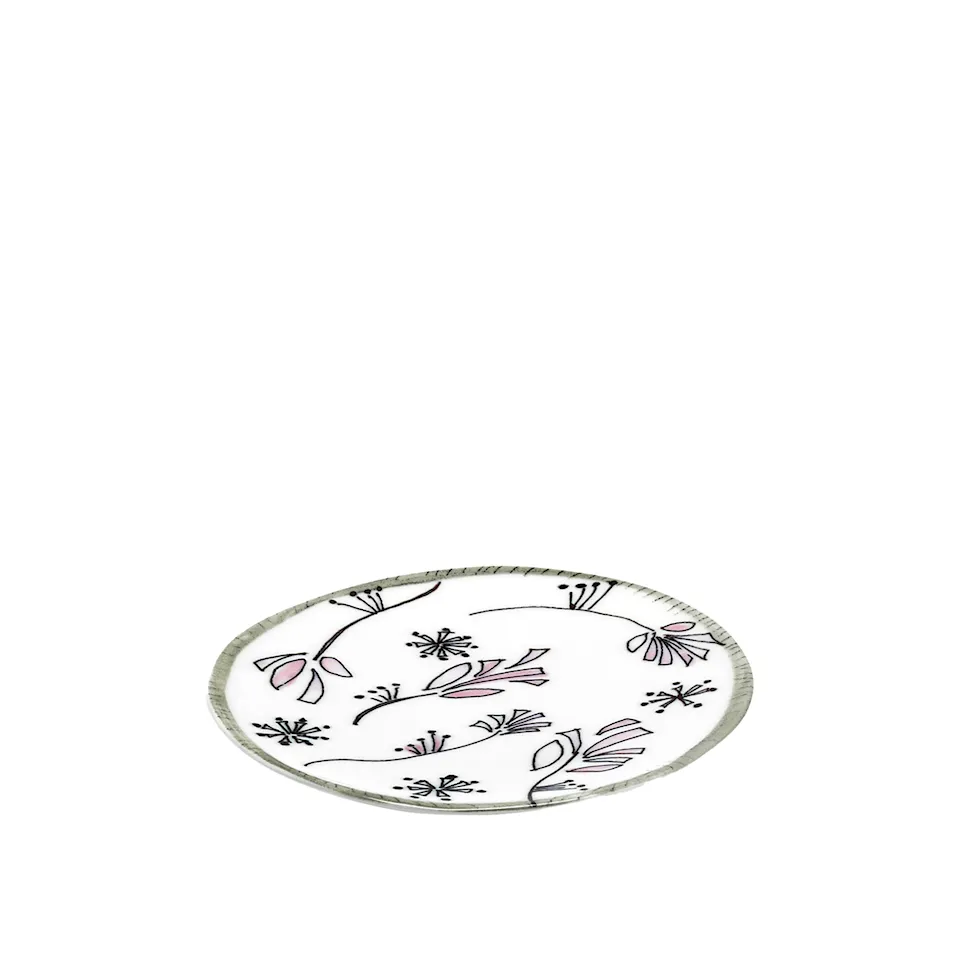 Bread Plate Fiore Rosa - Set of 2