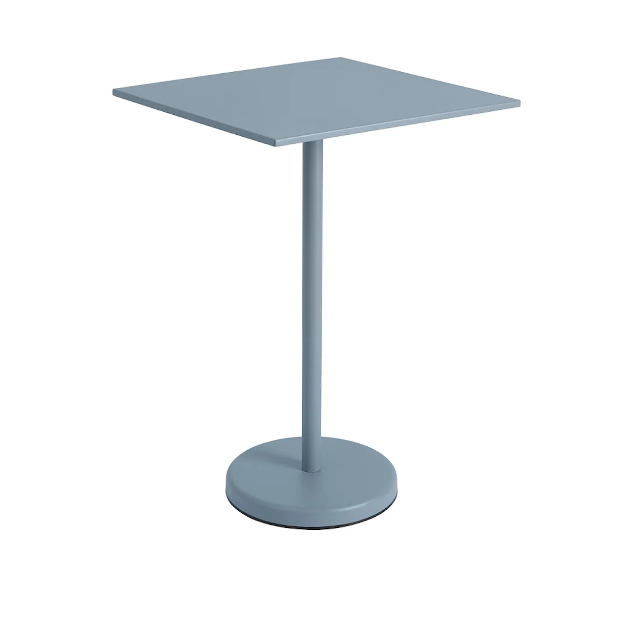 Linear Steel Café Table 70 x 70 h: 95 cm - Pale Blue