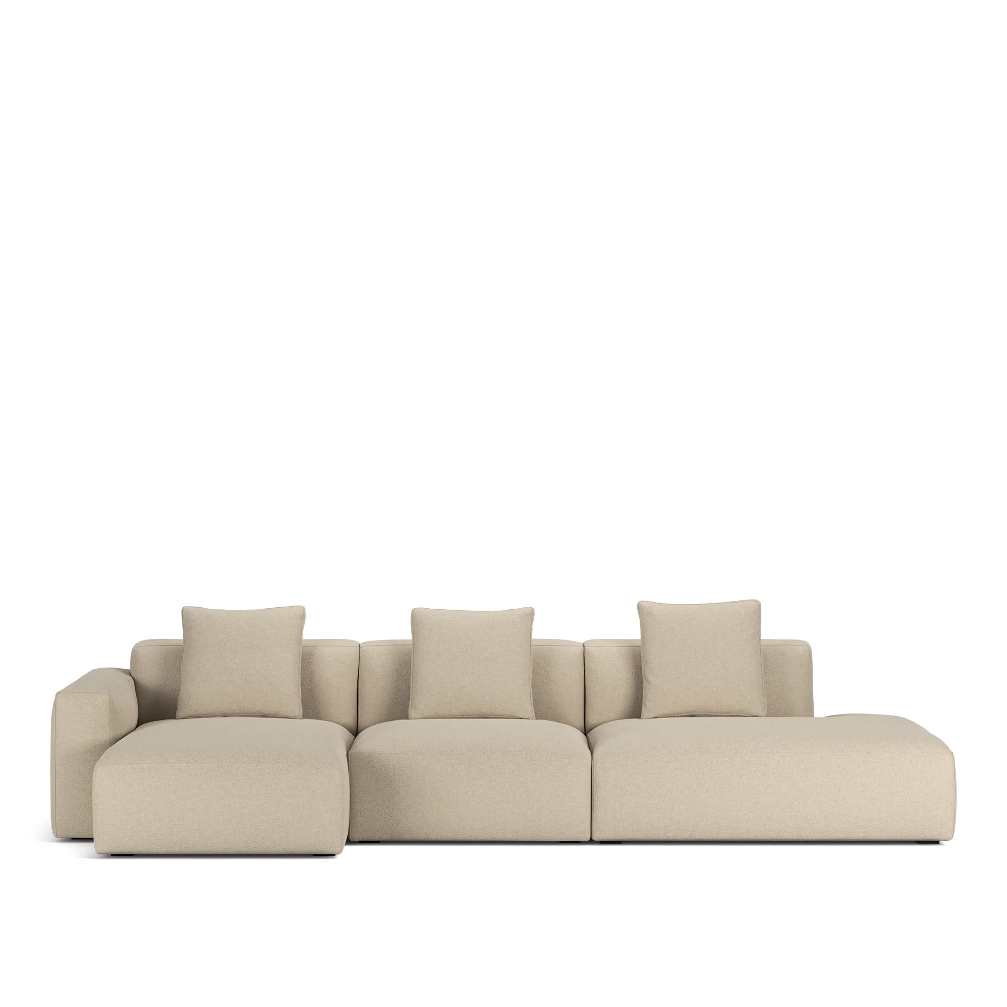 Brick 3-seters sofa sjeselong åpen ende høyre - 10