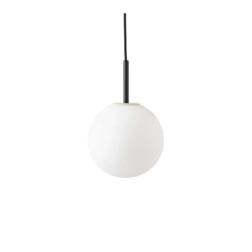 TR Bulb Pendant Black, Matt Opal Bulb