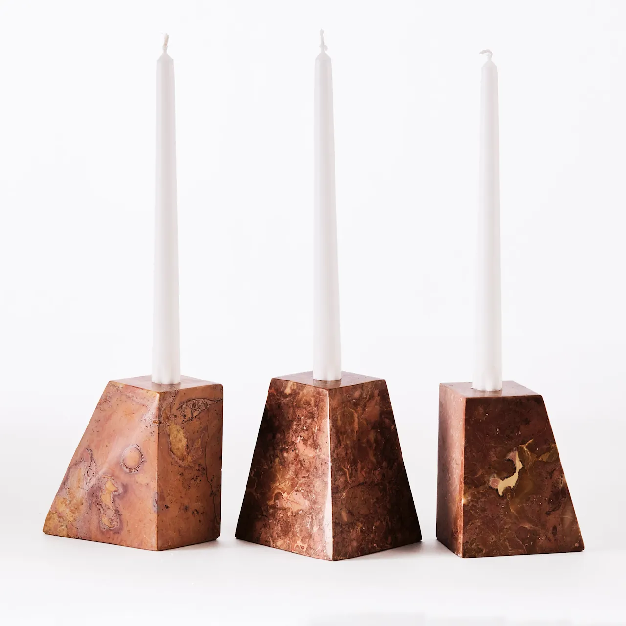 DD Pyramid Candle Holder Set Of Three