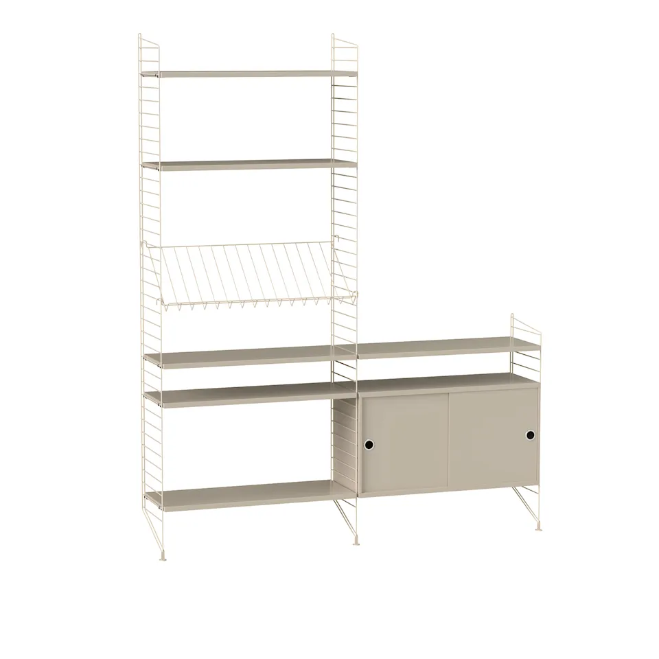 Stue hyllesystem K beige/beige