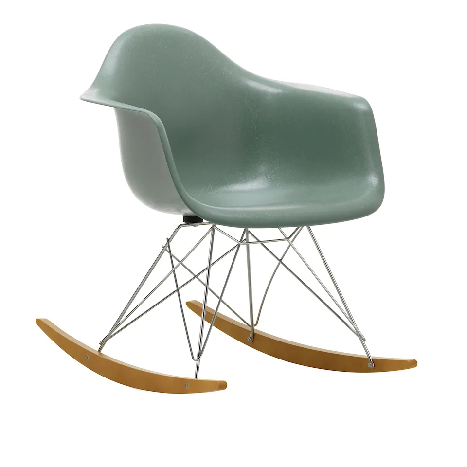 Eames Fiberglass Armchair RAR gyngestol