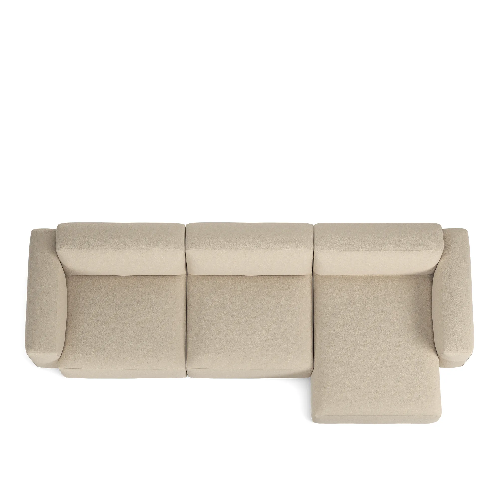 Brick 3-seters sofa sjeselong høyre - 8