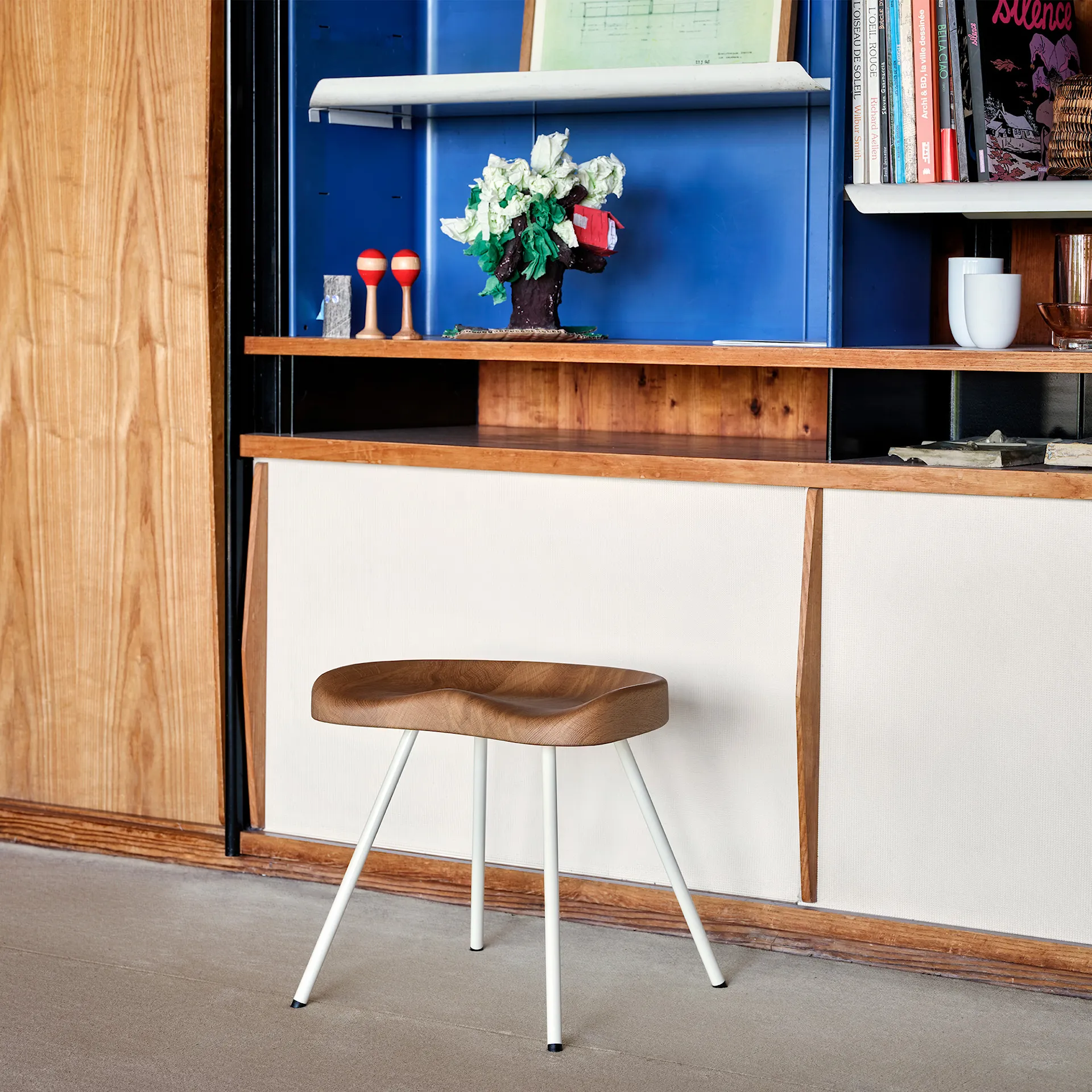 Tabouret 307 krakk - Vitra - Jean Prouvé - NO GA