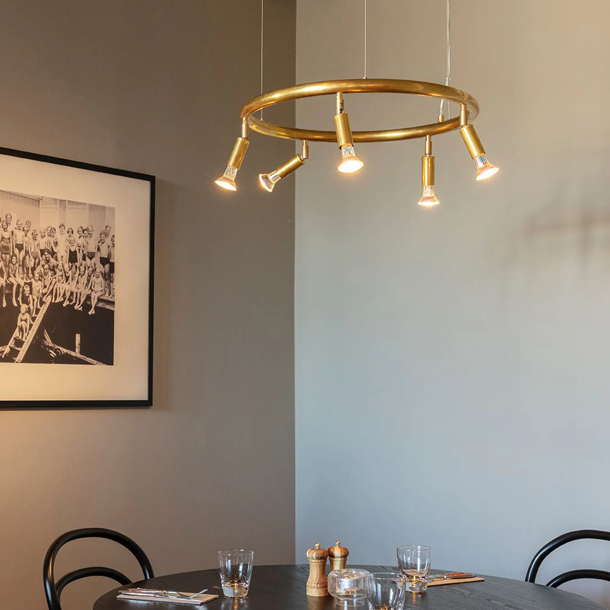 Star 5 rund taklampe Ø60 cm - 2