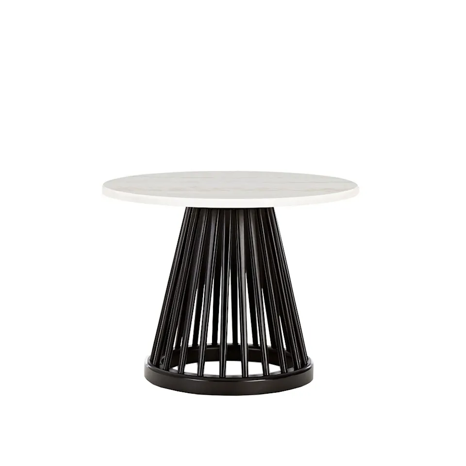 Fan Small Black Side Table