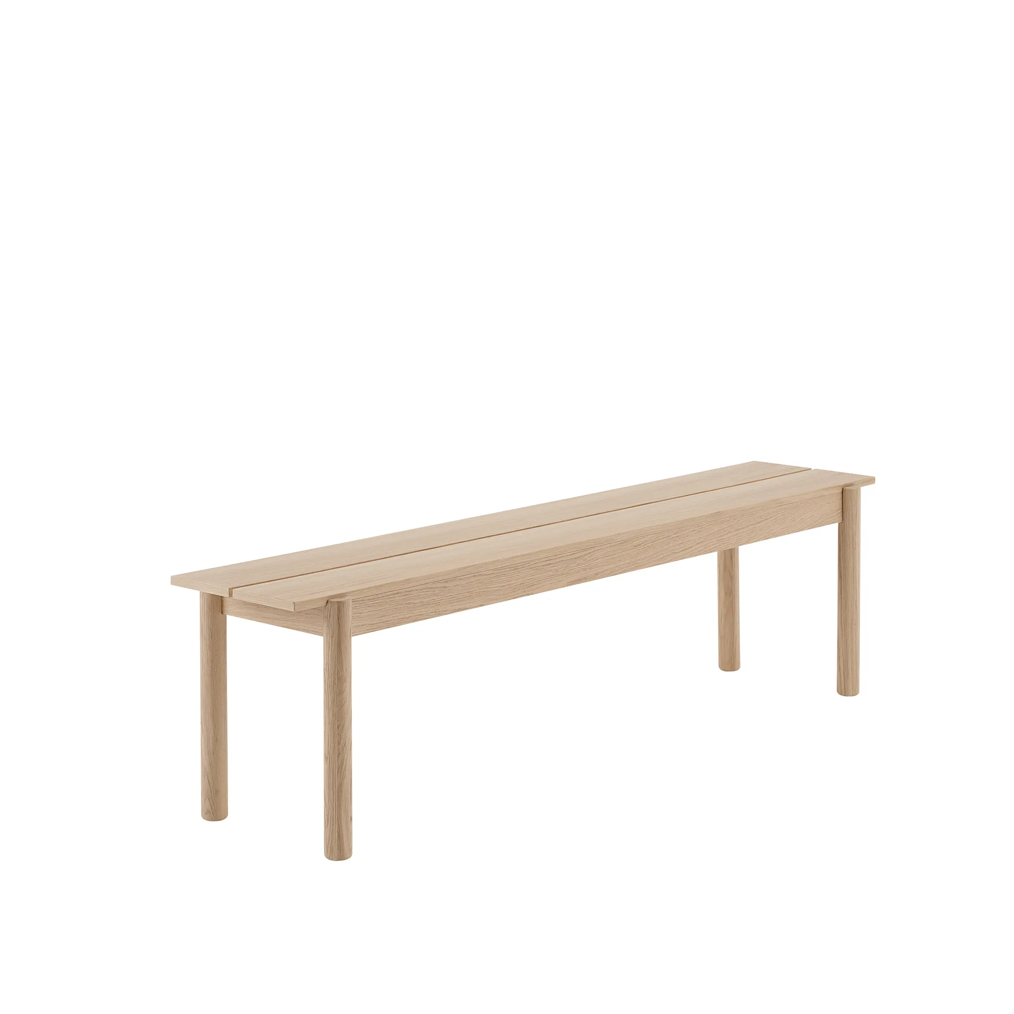 Linear Wooden Bench - 1