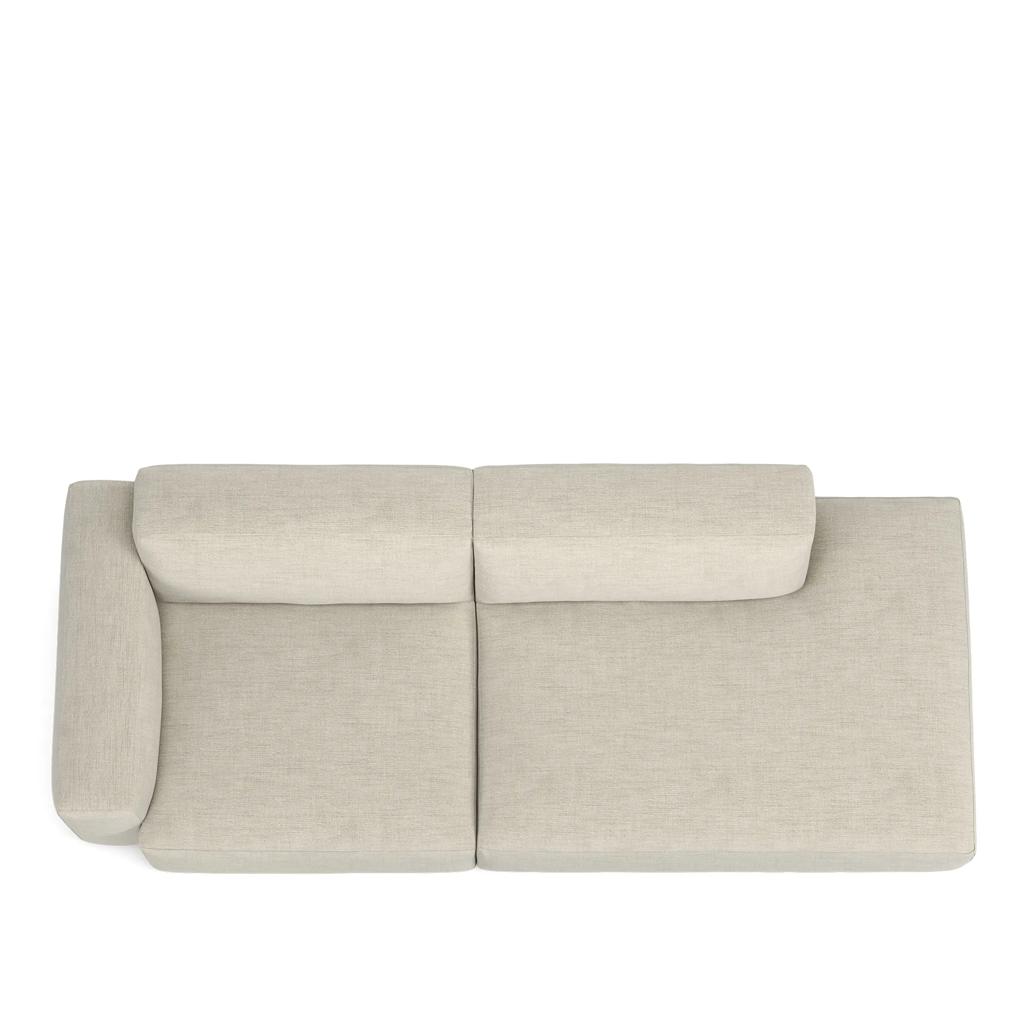 Brick 2-seters sofa åpen ende høyre - 8