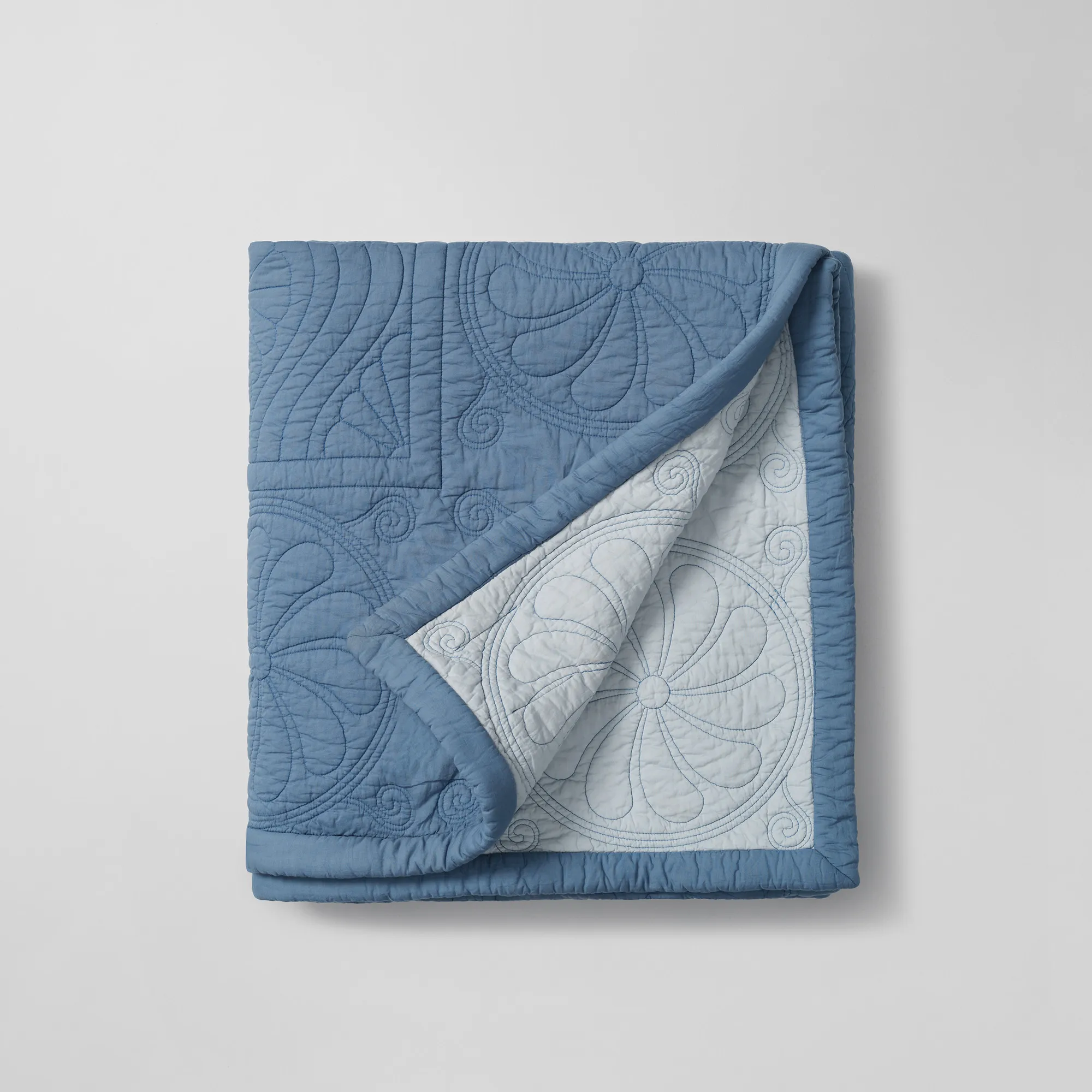 Durham Dawn Blue/Light Blue sengeteppe - 9