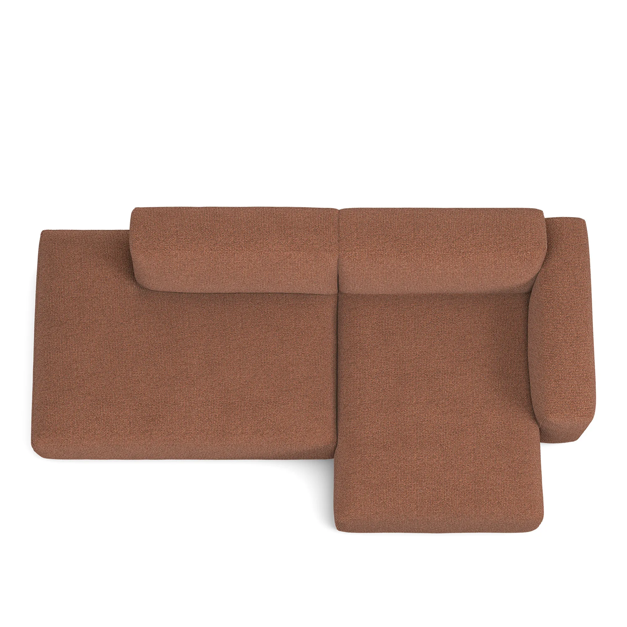 Brick 2-seters sofa sjeselong åpen ende venstre - 8