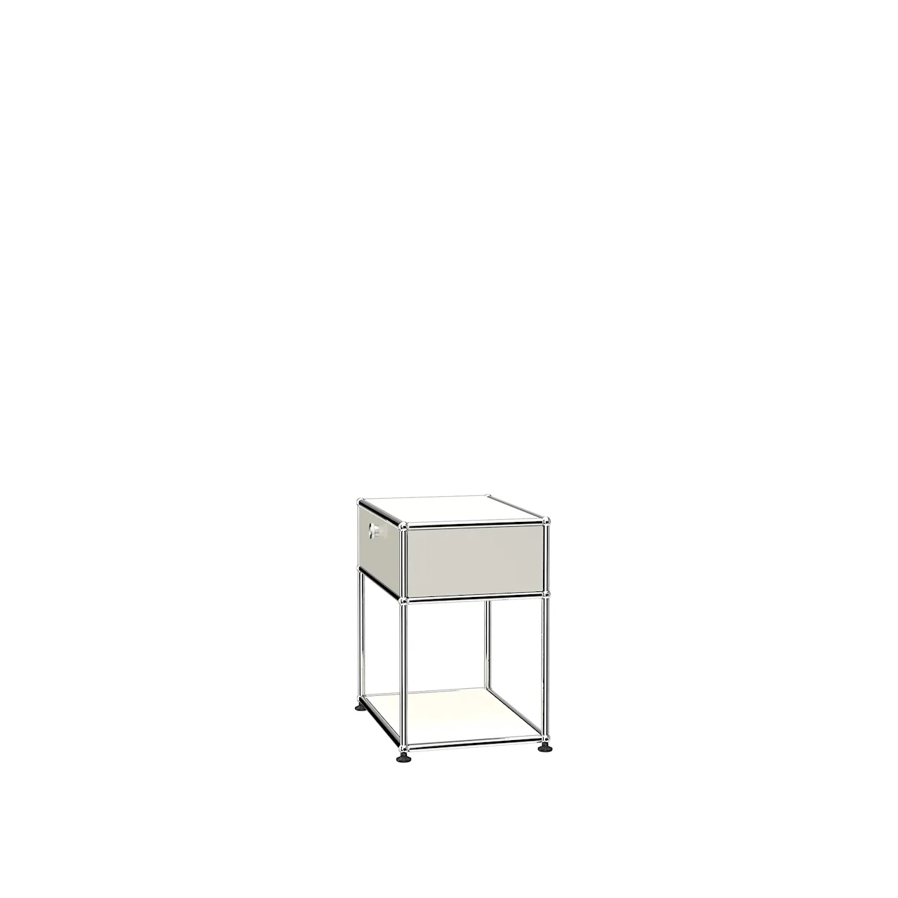 USM Haller Nightstand P2 - USM Ruby Red