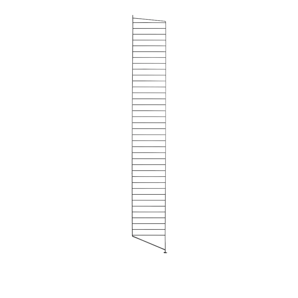 Gulvgavl 200x30cm 1-pack svart