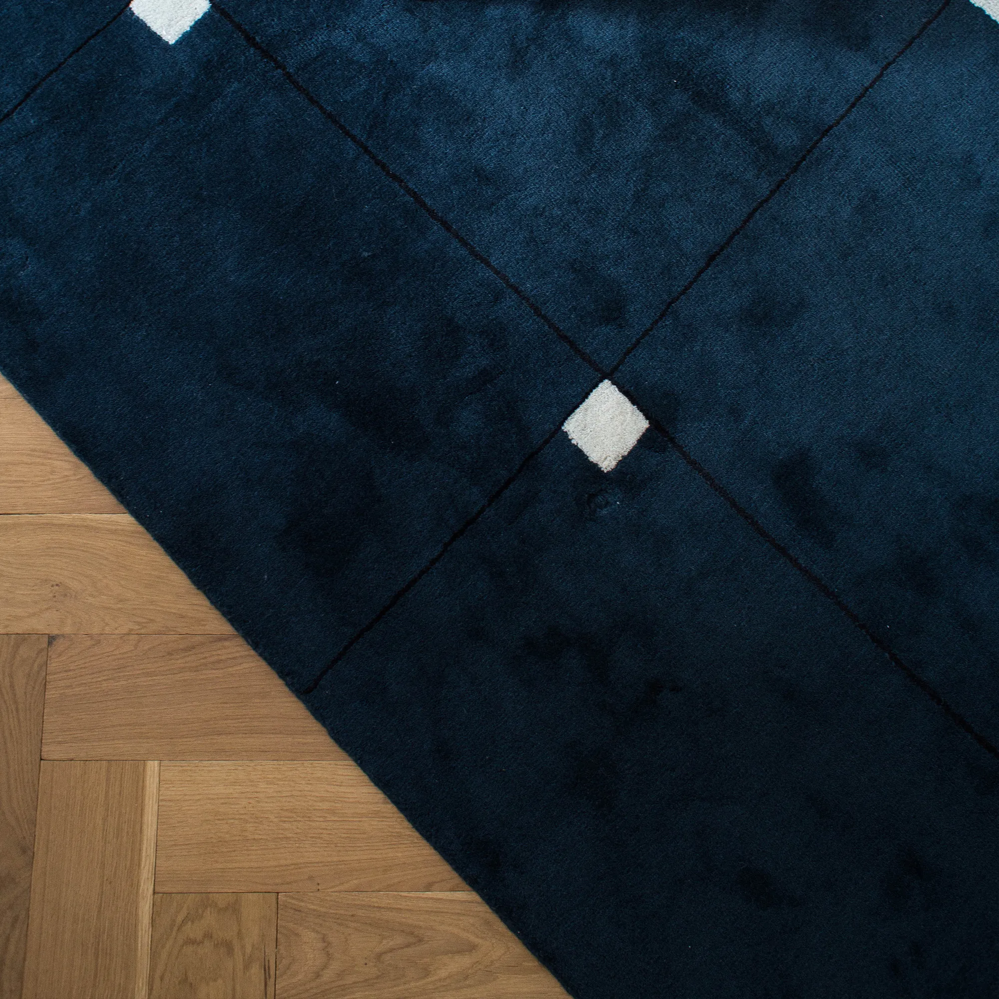 Modern Teal ullteppe - 7