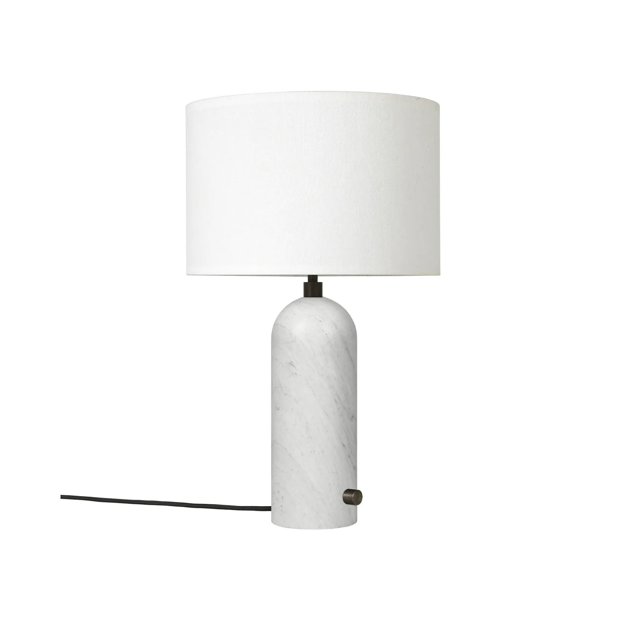 Gravity bordlampe liten hvit marmor - 1