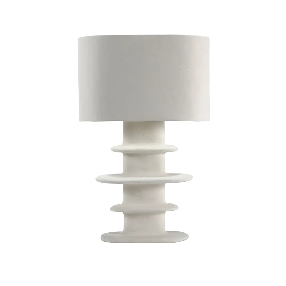 Bordlampe 03 hvit jord
