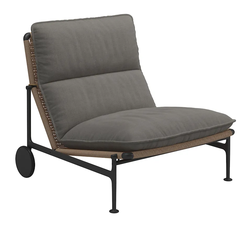 Zenith Lounge Chair - Meteor - Fabric Grade B - Fife Rainy Grey